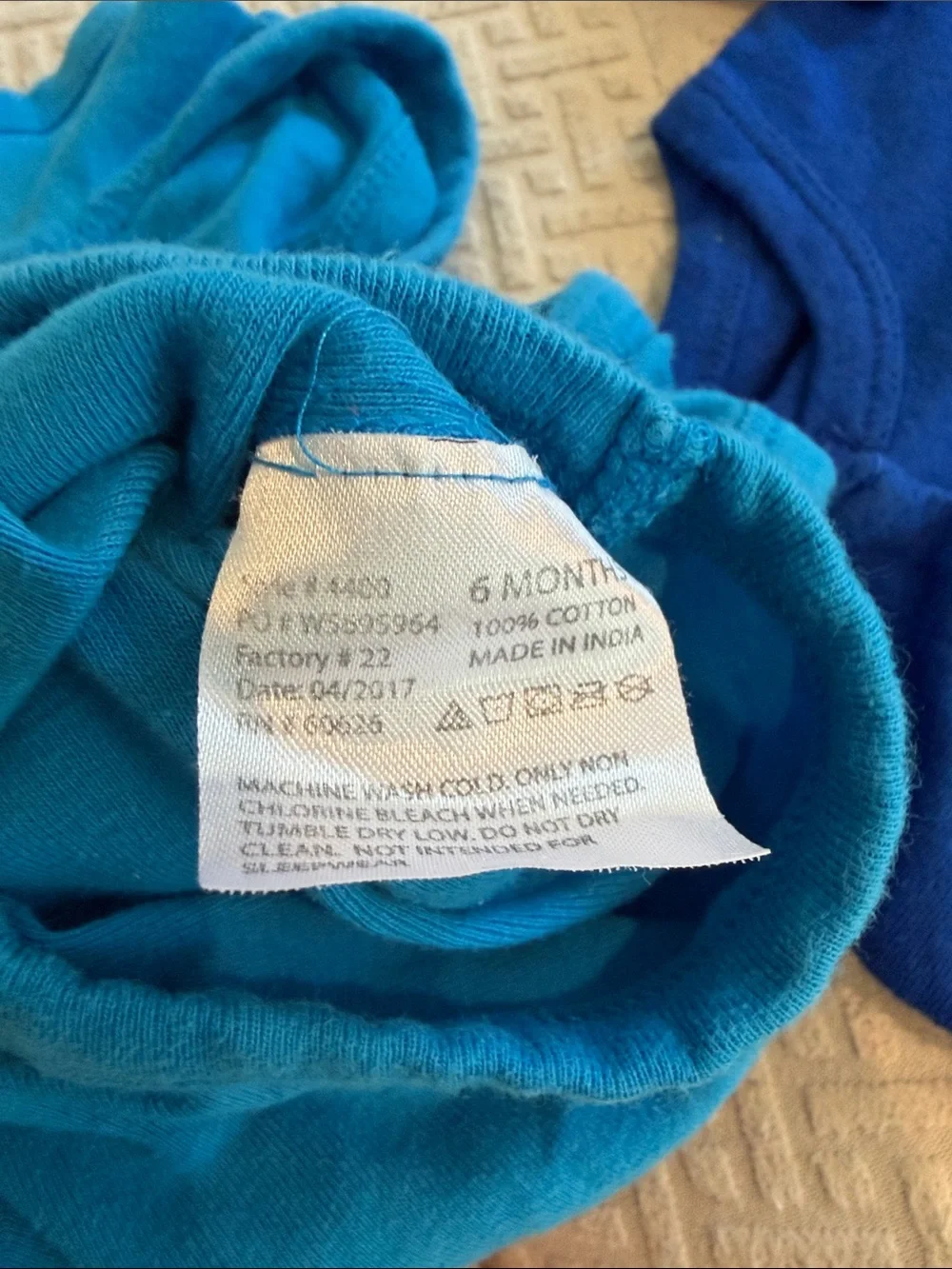 Montauk Shark & Long Island Baby Bodysuits - Blue Mix